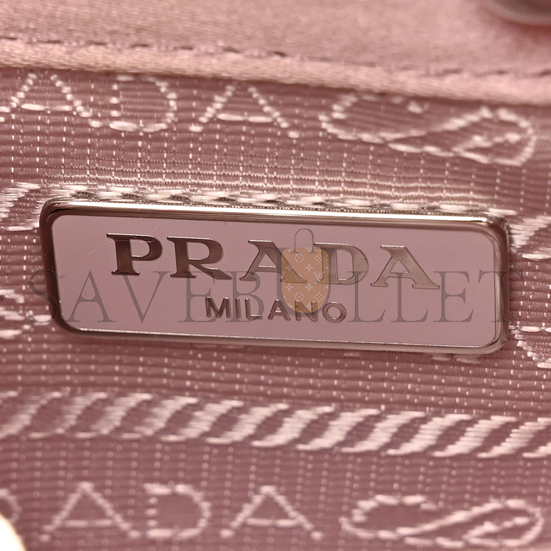 PRADA SATIN CRYSTAL DRAWSTRING MINI POUCH 1NP016 (9*9*6cm)